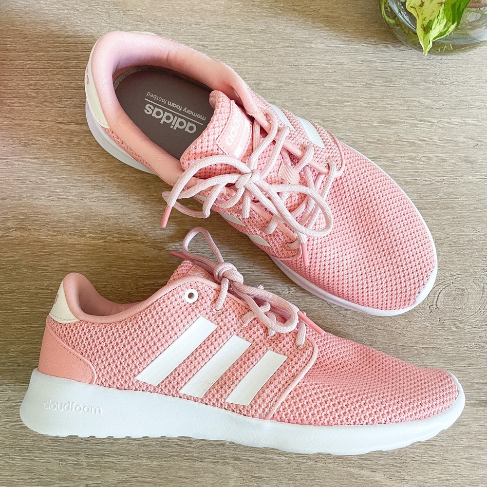 Like new Adidas pink cloudfoam sneakers